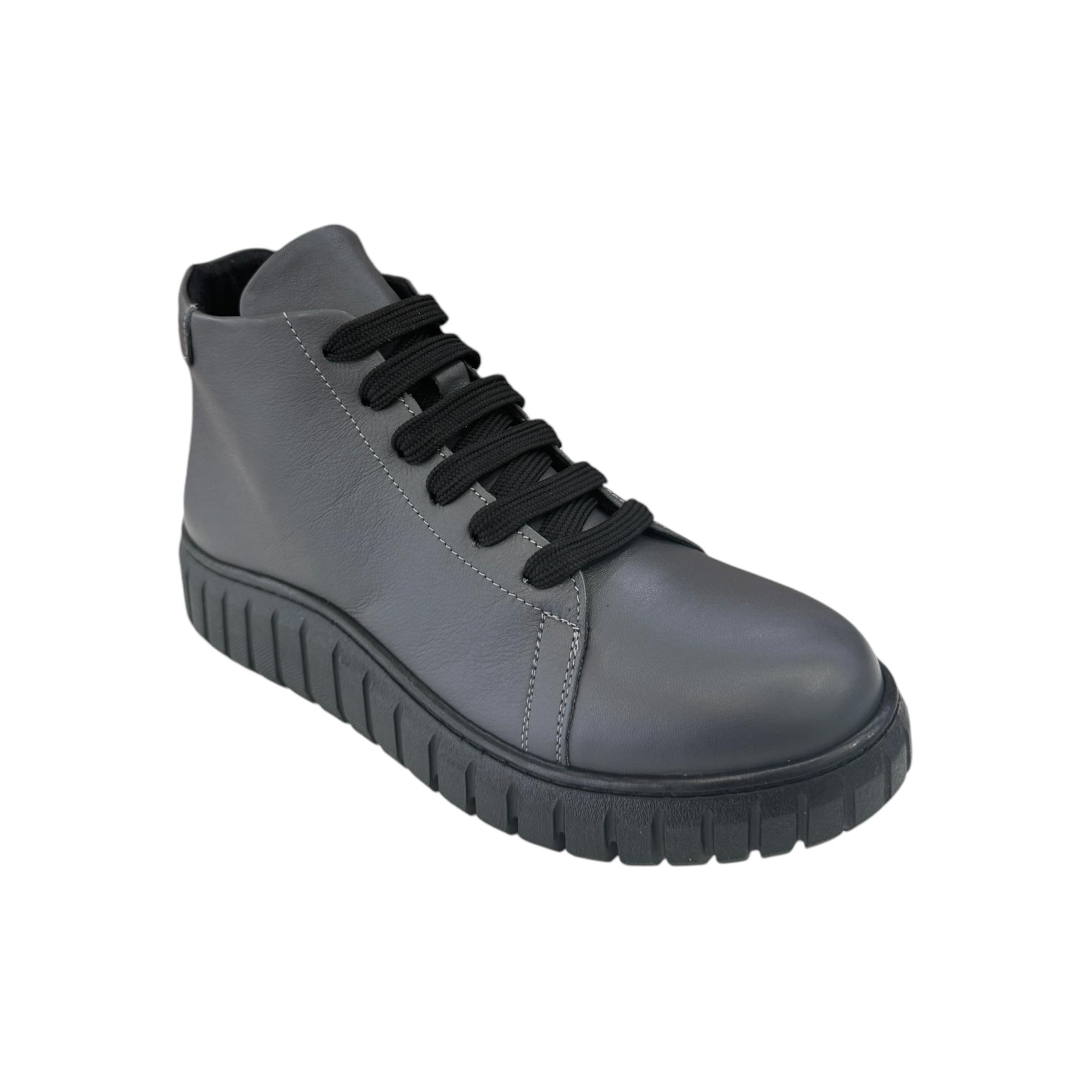 ΓΥΝΑΙΚΕΙΟ-ΜΠΟΤΑΚΙ-ΔΕΡΜΑΤΙΝΟ-NATURELLE-112D-ΓΚΡΙ