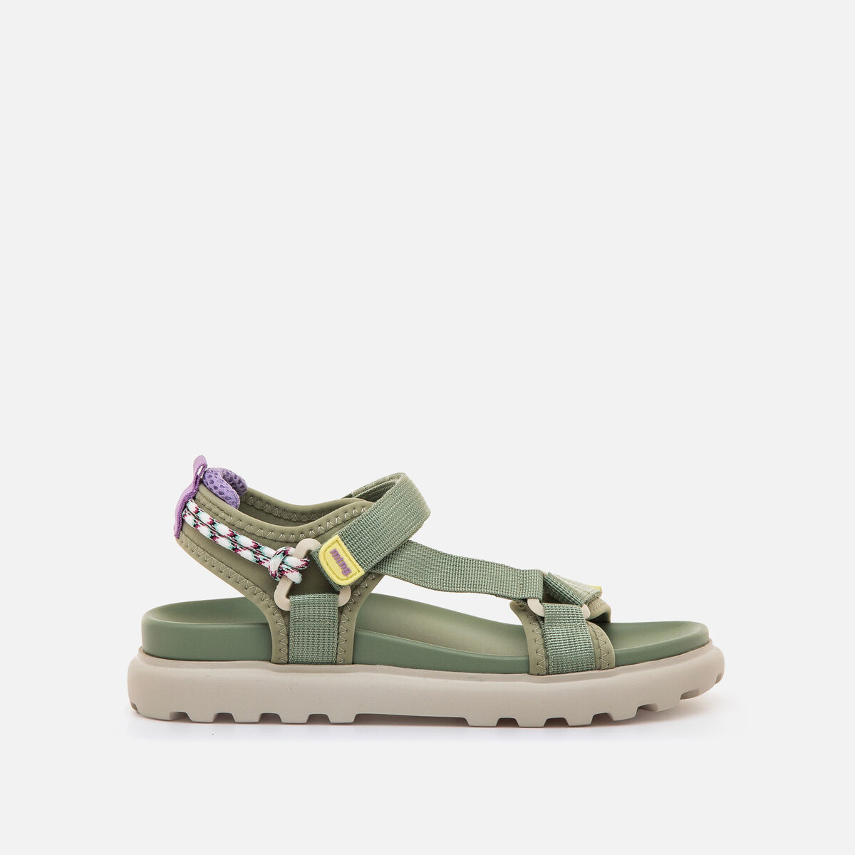 Sandalias planas-Mujer-SUNNY-verde-62751-C60070-MTNG-01